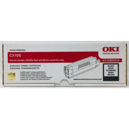Oki 42804516 Toner TYPE C6L, Nero