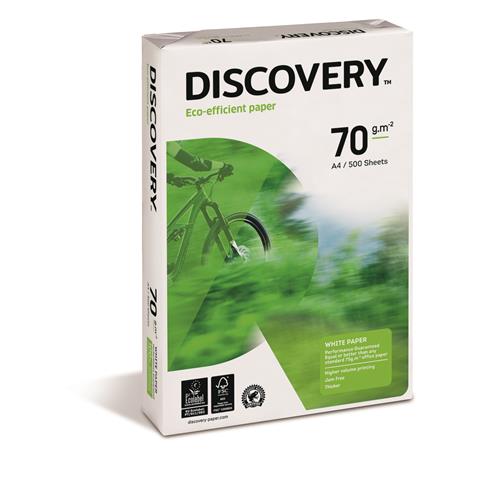 Carta Discovery Eco Efficient A4 70 g/m² bianco 5 confezioni da 500 fogli