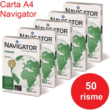 Carta A4 Navigator 80 grammi 50 Risme