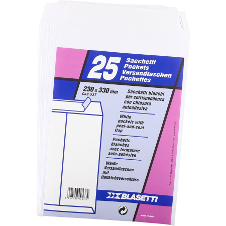 Blasetti - 537A - CF25 BUSTE STRIP SELF 23X33CM